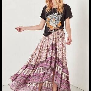Spell Gypsy Castaway Skirt - PLUM BNWT